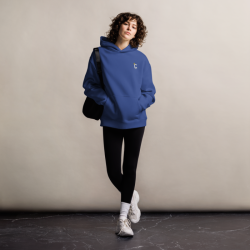 Sudadera con capucha (Azul)