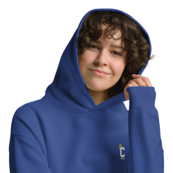 Sudadera con capucha (Azul)